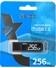 Купить Флеш-диск Netac 256Gb USB3.0 серый [NT03U351N-256G-30BK], изображение 3 в компании Зеон