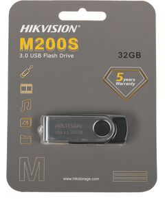 Купить Флеш-диск Hikvision 32Gb USB3.0 серебристый/черный [HS-USB-M200S/32G/U3], изображение 2 в компании Зеон