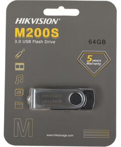 Купить Флеш-диск Hikvision 64Gb USB3.0 серебристый/черный [HS-USB-M200S/64G/U3], изображение 4 в компании Зеон