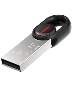 Купить Флеш-диск Netac 64Gb USB2.0 серебристый/черный [NT03UM2N-064G-20BK], изображение 4 в компании Зеон