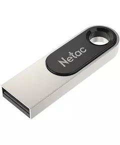 Купить Флеш-диск Netac 128Gb USB3.0 серебристый/черный [NT03U278N-128G-30PN], изображение 2 в компании Зеон