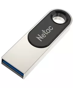 Купить Флеш-диск Netac 128Gb USB3.0 серебристый/черный [NT03U278N-128G-30PN], изображение 4 в компании Зеон