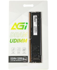 Купить Оперативная память AGI 8Gb UD138 DDR4 3200MHz PC4-25600 CL22 DIMM 288-pin 1.2В RTL [AGI320008UD138] в компании Зеон