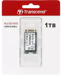 Купить SSD-накопитель Transcend 1Tb 425S SATA-III M.2 2242 0.3 DWPD [TS1TMTS425S], изображение 2 в компании Зеон