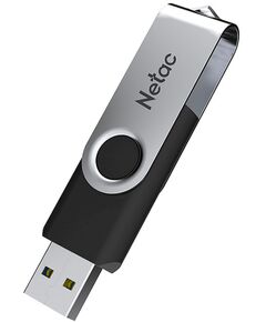 Купить Флеш-диск Netac 64Gb USB2.0 черный/серебристый [NT03U505N-064G-20BK] в компании Зеон