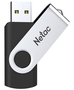 Купить Флеш-диск Netac 64Gb USB2.0 черный/серебристый [NT03U505N-064G-20BK], изображение 2 в компании Зеон