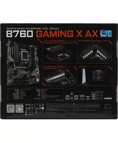 Купить Материнская плата GigaByte B760 GAMING X AX LGA1700 Intel B760 4xDDR5 ATX AC97 8ch(7.1) 2.5Gg RAID+HDMI+DP, изображение 17 в компании Зеон