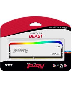 Купить Оперативная память Kingston Fury Beast RGB 8Gb DDR4 3200MHz Gaming PC4-25600 CL16 DIMM 288-pin 1.35В single rank с радиатором RTL [KF432C16BWA/8], изображение 3 в компании Зеон