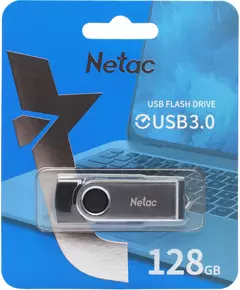 Купить Флеш-диск Netac 128Gb USB3.0 черный/серебристый [NT03U505N-128G-30BK], изображение 6 в компании Зеон