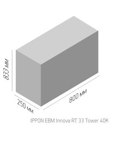 Купить Источник бесперебойного питания Ippon Innova RT 33 40K Tower 40000Вт, 40000ВА, черный [1146360], изображение 2 в компании Зеон