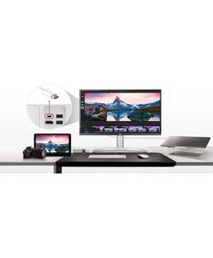 Купить ЖК-монитор LG UltraFine 27UP850N-W 27" IPS LED 16:9 HDMI M/M матовая HAS Piv 400cd 178гр/178гр 3840x2160 60Hz DP 4K USB 5.9кг черный [27UP850N-W.ARUZ], изображение 7 в компании Зеон