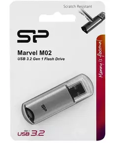 Купить Флеш-диск Silicon Power Marvel M02 256Gb USB3.0 серебристый [SP256GBUF3M02V1S], изображение 2 в компании Зеон