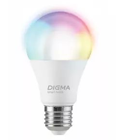 Купить Умная лампа Digma DiLight N1 E27 9Вт 800lm Wi-Fi [DLE27N1R], изображение 8 в компании Зеон