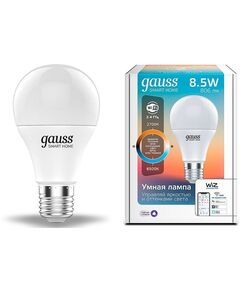 Купить Gauss IoT Smart Home E27 8.5Вт 806lm Wi-Fi [1130112] в компании Зеон