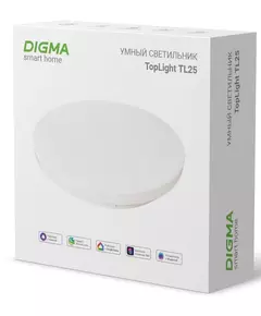 Купить Умный светильник Digma TL25 TopLight, потолочный, белый, изображение 6 в компании Зеон