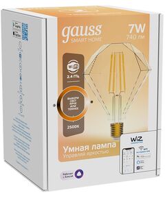 Купить Умная лампа Gauss Smart Home Diamond E27 Wi-Fi [1350112], изображение 5 в компании Зеон