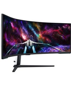 Купить ЖК-монитор Samsung Odyssey Neo G9 S57CG952NI 57" VA LED 32:9 HDMI полуматовая HAS Piv 420cd 178гр/178гр 7680x2160 240Hz FreeSync Premium Pro DP Dual UHD USB 19кг черный [LS57CG952NIXCI], изображение 5 в компании Зеон