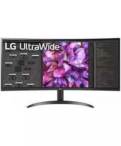 Купить ЖК-монитор LG UltraWide 34WQ60C-B 34" IPS LED 21:9 HDMI матовая 300cd 178гр/178гр 3440x1440 60Hz DP WQ 6.9кг черный [34WQ60C-B.ARUZ], изображение 4 в компании Зеон