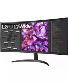 Купить ЖК-монитор LG UltraWide 34WQ60C-B 34" IPS LED 21:9 HDMI матовая 300cd 178гр/178гр 3440x1440 60Hz DP WQ 6.9кг черный [34WQ60C-B.ARUZ], изображение 2 в компании Зеон