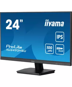 Купить ЖК-монитор Iiyama ProLite XU2493HSU-B6 23.8" IPS LED 1ms 16:9 HDMI M/M матовая 250cd 178гр/178гр 1920x1080 100Hz DP FHD USB 3кг черный, изображение 4 в компании Зеон