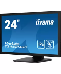 Купить ЖК-монитор Iiyama ProLite T2452MSC-B1 23.8" IPS LED 14ms 16:9 HDMI M/M матовая 400cd 178гр/178гр 1920x1080 60Hz DP FHD USB Touch 5.6кг черный, изображение 4 в компании Зеон