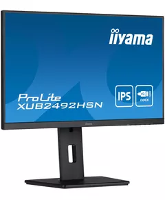 Купить ЖК-монитор Iiyama ProLite XUB2492HSN-B5 23.8" IPS LED 16:9 HDMI M/M матовая HAS Piv 250cd 178гр/178гр 1920x1080 75Hz DP FHD USB 5.6кг черный, изображение 2 в компании Зеон