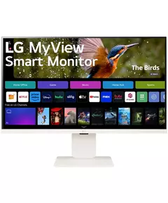 Купить ЖК-монитор LG MyView 32SR83U-W 31.5" IPS LED 16:9 HDMI M/M матовая HAS 400cd 178гр/178гр 3840x2160 60Hz UHD USB 7.7кг белый [32SR83U-W.ARUZ], изображение 3 в компании Зеон