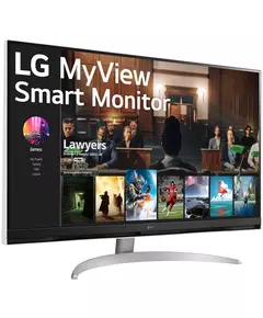 Купить ЖК-монитор LG MateView 32SQ700S-W 31.5" VA LED 16:9 HDMI M/M матовая 250cd 178гр/178гр 3840x2160 60Hz UHD USB 6.5кг белый [32SQ700S-W.ARUZ], изображение 3 в компании Зеон