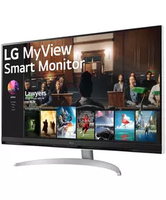 Купить ЖК-монитор LG MateView 32SQ700S-W 31.5" VA LED 16:9 HDMI M/M матовая 250cd 178гр/178гр 3840x2160 60Hz UHD USB 6.5кг белый [32SQ700S-W.ARUZ], изображение 2 в компании Зеон