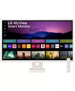 Купить ЖК-монитор LG MyView 32SR50F-W 31.5" IPS LED 16:9 HDMI M/M матовая 250cd 178гр/178гр 1920x1080 60Hz FHD USB 6.6кг белый [32SR50F-W.ARUZ], изображение 4 в компании Зеон