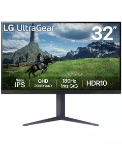 Купить ЖК-монитор LG UltraGear 32GS85Q-B 31.5" IPS LED 16:9 HDMI матовая HAS 350cd 178гр/178гр 2560x1440 180Hz FreeSync DP 2K USB 7.5кг черный [32GS85Q-B.ARUZ], изображение 4 в компании Зеон