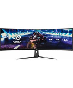 Купить ЖК-монитор Asus ROG Strix XG49VQ 49" VA LED 32:9 HDMI M/M матовая HAS Piv 450cd 3840x1080 144Hz FreeSync 2 DP FHD USB 12.2кг черный [90LM04H0-B01170] в компании Зеон