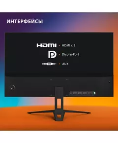 Купить ЖК-монитор SunWind SUN-M27BA108 27" IPS 16:9 HDMI матовая 280cd 178гр/178гр 2560x1440 144Hz G-Sync DP FHD 4.2кг черный, изображение 7 в компании Зеон