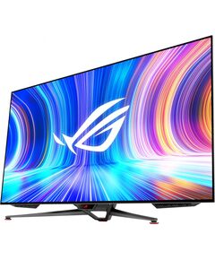 Купить ЖК-монитор Asus ROG Swift PG48UQ 47.53" OLED LED 16:9 HDMI M/M матовая HAS 450cd 178гр/178гр 3840x2160 138Hz G-Sync DP SPDIF 4K USB 16.2кг черный [90LM0840-B01970], изображение 3 в компании Зеон