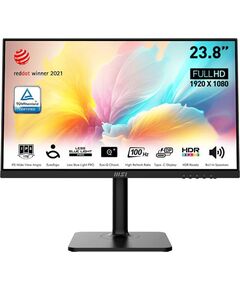 Купить ЖК-монитор MSI Modern MD2412P 23.8" IPS LED 1ms 16:9 HDMI M/M матовая HAS Piv 300cd 178гр/178гр 1920x1080 100Hz FreeSync FHD USB 4.65кг черный [9S6-3PA59H-095] в компании Зеон