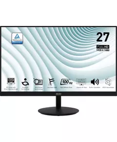 Купить ЖК-монитор MSI Pro MP271A 27" IPS LED 1ms 16:9 HDMI M/M матовая 300cd 178гр/178гр 1920x1080 100Hz VGA DP FHD 3.9кг черный [9S6-3PA2CT-085] в компании Зеон