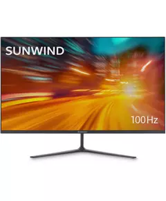 Купить ЖК-монитор SunWind SM-27FV222 27" VA LED 16:9 HDMI матовая 250cd 178гр/178гр 1920x1080 100Hz VGA FHD 4.2кг черный [SM27VB01] в компании Зеон