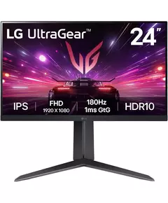 Купить ЖК-монитор LG UltraWide 24GS65F-B 23.8" IPS LED 16:9 HDMI матовая HAS 300cd 178гр/178гр 1920x1080 180Hz G-Sync FreeSync DP FHD 5.4кг черный [24GS65F-B.ARUZ] в компании Зеон