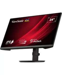 Купить ЖК-монитор Viewsonic VA2408-HDJ 23.8" IPS LED 16:9 HDMI матовая HAS Piv 250cd 178гр/178гр 1920x1080 100Hz VGA DP FHD 5.2кг черный в компании Зеон