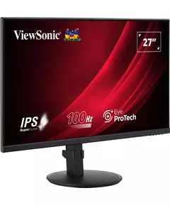 Купить ЖК-монитор Viewsonic VA2708-HDJ 27" IPS LED 16:9 HDMI матовая HAS Piv 250cd 178гр/178гр 1920x1080 100Hz VGA DP FHD 6.1кг черный, изображение 2 в компании Зеон