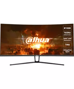 Купить ЖК-монитор Dahua DHI-LM34-E330C 34" VA LED 21:9 HDMI матовая 3000:1 350cd 178гр/178гр 3440x1440 165Hz VGA DP Quad 2K (1440p) 7.24кг черный в компании Зеон