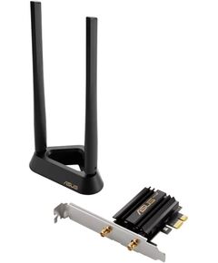 Купить Сетевой адаптер Wi-Fi + Bluetooth Asus PCE-AXE59BT PCI Express x1 2 антенны, изображение 3 в компании Зеон