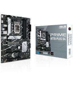 Купить Материнская плата Asus PRIME H770-PLUS D4 LGA1700 Intel H770 4xDDR4 ATX AC97 8ch(7.1) 2.5Gg RAID+HDMI+DP в компании Зеон