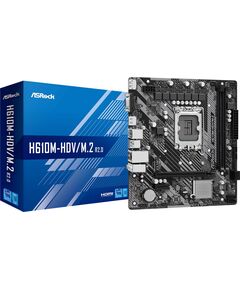 Купить Материнская плата ASRock H610M-HDV/M.2 R2.0 LGA1700 Intel H610 2xDDR4 mATX AC97 8ch(7.1) GbLAN+VGA+HDMI+DP в компании Зеон