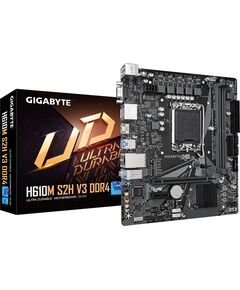 Купить Материнская плата GigaByte H610M S2H V3 DDR4 LGA1700 Intel H610 2xDDR4 mATX AC97 8ch(7.1) GbLAN+VGA+HDMI+DP в компании Зеон