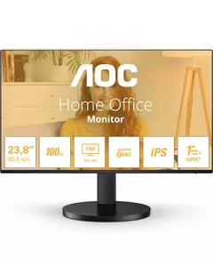 Купить ЖК-монитор AOC Basic-Line 24B3HA2/01 23.8" IPS LED 16:9 HDMI M/M матовая 250cd 178гр/178гр 1920x1080 100Hz VGA FHD 2.97кг черный, изображение 3 в компании Зеон