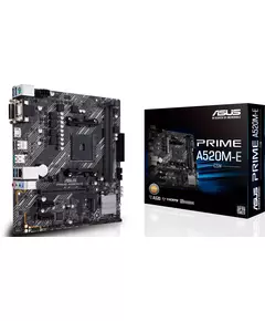 Купить Материнская плата Asus PRIME A520M-E/CSM AM4 AMD A520 2xDDR4 mATX AC97 8ch(7.1) GbLAN RAID+VGA+DVI+HDMI в компании Зеон