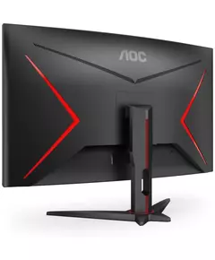 Купить ЖК-монитор AOC C32G2ZE 31.5" VA LED 1ms 16:9 HDMI матовая 300cd 178гр/178гр 1920x1080 240Hz DP FHD 6.98кг черный/красный, изображение 3 в компании Зеон