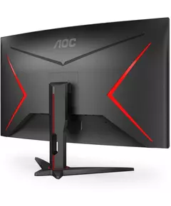 Купить ЖК-монитор AOC C32G2ZE 31.5" VA LED 1ms 16:9 HDMI матовая 300cd 178гр/178гр 1920x1080 240Hz DP FHD 6.98кг черный/красный, изображение 4 в компании Зеон