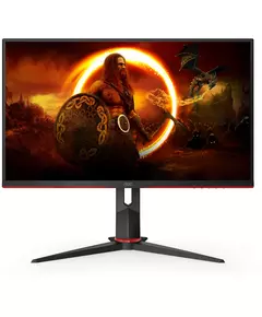 Купить ЖК-монитор AOC Q27G2U 27" VA LED 1ms 16:9 HDMI матовая HAS Piv 250cd 178гр/178гр 2560x1440 144Hz FreeSync Premium DP 2K USB 5.2кг черный/красный в компании Зеон